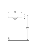 Geberit iCon xs sarok kézmosó 124729000