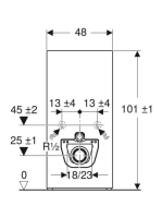 Geberit Monolith betonhatású szanitermodul fali WC-hez, 101 cm 131.021.JV.5