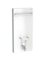 Geberit Monolith fehér üveg szanitermodul bidéhez törölközőtartóval, 101 cm 131.030.SI.5