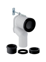 Geberit P-csatlakozókönyök készlet álló WC-hez, alpin fehér 131.081.11.1