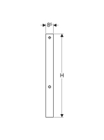 Átszerelő készlet Geberit AquaClean WC kerámiára szerelhető berendezésekhez, Monolith 101 cm 131.102.TA.1