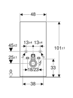 Geberit Monolith Plus fekete szanitermodul fali WC-hez, 101 cm 131.221.SJ.7