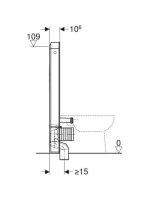 Geberit Monolith Plus láva szanitermodul talpon álló WC-hez, 114 cm 131.233.JK.7