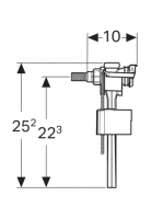 Geberit ImpulsBasic 330 Univerzális töltőszelep 136703003 (136.703.00.3)