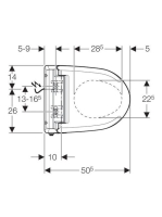 Geberit AquaClean 4000 bidéfunkciós WC ülőke 146130112 (146.130.11.2)