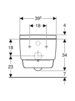 Geberit AquaClean Mera Classic fali WC, fényes króm 146.203.21.1