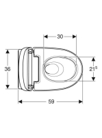 Geberit AquaClean Mera Comfort fali WC, alpin fehér 146.213.11.1