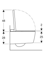 Geberit AquaClean Sela fali WC, fényes króm 146.223.21.1