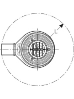 Geberit zuhanytálca lefolyó, 58mm szifonmagasság 150.581.00.1