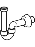 Geberit csőszifon mosdóhoz és bidéhez, hátsó kifolyású, fényes króm 151.108.21.1