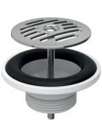 Geberit lefolyószelep szabad kifolyással, szennyfogó szűrővel 152.005.00.1