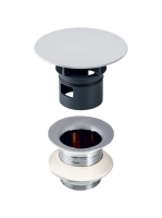 Geberit kifolyószelep szabad kifolyással, túlfolyó nélküli mosdóhoz, fényes króm 152.080.21.1