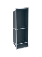 Geberit tárolórekesz behelyezhető polcokkal 30x80 cm, porszórt umbraszürke 154.291.00.1