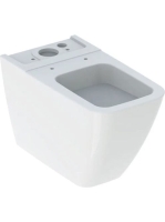Geberit iCon Square álló monoblokk WC 35,5x63,5 cm, mélyöblítésű, vario kifolyású, fehér 200920000