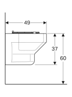 Geberit Publica kiöntő le/fel hajtható ráccsal 201680600