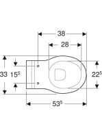 Geberit Bambini mélyöblítésű gyermek fali WC 201700000