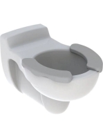 Geberit Bambini mélyöblítésű gyermek fali WC, ülőkepaddal, achátszürke 201715000