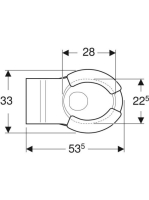 Geberit Bambini mélyöblítésű gyermek fali WC, ülőkepaddal, achátszürke 201715000