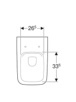 Geberit iCon Square Rimfree fali WC csésze 201950000