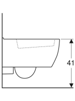 Geberit iCon compact fali WC csésze 204030000