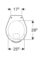 Geberit Bambini laposöblítésű álló gyermek WC 211500000