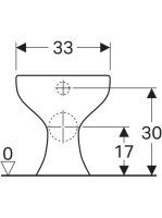 Geberit Bambini laposöblítésű álló gyermek WC 211500000
