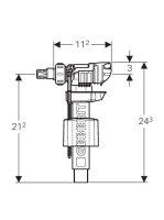 Geberit 380 típusú töltőszelep 240715001 (240.715.00.1)