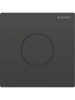 Geberit 10 típusú takarólap, fekete/matt fekete 241.925.DW.1