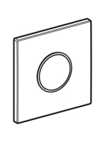 Geberit 10 típusú takarólap easy-to-clean bevonattal, matt króm/fényes króm 241.925.JQ.1