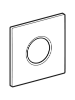 Geberit 01 típusú takarólap, easy-to-clean bevonattal, matt króm 242.821.JQ.1