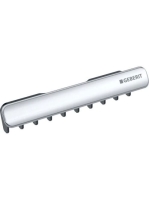 Geberit One lefolyó panel fésűs betéttel, mágneses rögzítéssel, alpin fehér 245.451.11.1