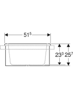 Geberit Bambini ovális gyerek fürdőkád 91x51,5 cm, alpin fehér 407010016