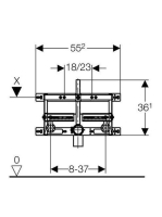 Geberit Kombifix bidé szerelőelem 457530001 (457.530.00.1)