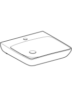 Geberit Selnova Comfort akadálymentes mosdó 55x55 cm, túlfolyó nélkül 500.187.01.7