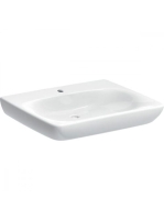 Geberit Selnova Comfort akadálymentes kerámia mosdó 65x55 túlfolyó nélkül, fehér 500.188.01.7