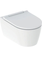 Geberit ONE mélyöblítésű fali WC 37x54 cm, TurboFlush öblítéssel és WC-ülőkével, matt fehér 500.202.JT.1