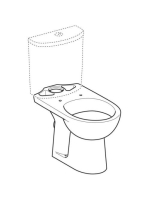 Geberit Selnova Comfort magasított monoblokkos álló WC 36x67 cm, mélyöblítésű 500.284.01.5