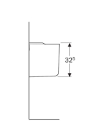 Geberit Selnova szifontakaró 500329011 (500.329.01.1)