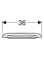 Geberit Selnova Comfort alsó rögzítésű WC-ülőke 500.340.01.1