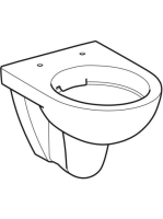 Geberit Selnova Compact mélyöblítésű fali WC 48x35,5 cm, rövidített kivitel, Rimfree 500.349.01.7