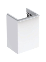Geberit Smyle Square alsó szekrény kézmosóhoz ajtóval 44,2x35,6 cm, magasfényű fehér 500.350.00.1