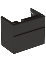 Geberit Smyle Square alsó szekrény mosdóhoz fiókkal 73,4x47 cm, matt lakkozott láva 500.353.JK.1