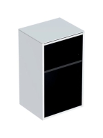 Geberit Smyle Square kiegészítő nyitott szekrény, magasfényű fehér 36x60 cm 500.358.00.1