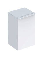 Geberit Smyle Square kiegészítő szekrény 60x36 cm, jobbos ajtóval, magasfényű fehér 500.359.00.1 (500359001)