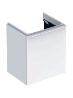 Geberit Smyle Square alsó szekrény kézmosóhoz ajtóval 53,6x43,3 cm, magasfényű fehér 500.365.00.1