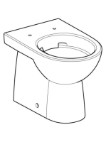 Geberit Selnova mélyöblítésű álló WC csésze 35,5x53 cm, Rimfree, hátsó vagy alsó kifolyással 500.393.01.7