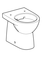 Geberit Selnova Compact mélyöblítésű álló WC 35,5x48 cm, vario kifolyású, Rimfree 500.394.01.7