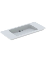 Geberit ONE rövidített kivitelű mosdó hátsó lefolyóval 90x40 cm, csaplyuk nélkül, fehér 500.395.01.3