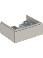 Geberit Xeno² alsó szekrény mosdóhoz 58x46,2 cm, egy fiókkal, matt greige 500.505.00.1