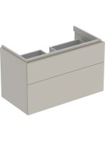 Geberit Xeno² alsó szekrény mosdóhoz 88x46,2 cm, két fiókkal, matt greige 500.509.00.1